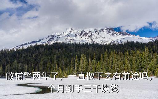 珠海輔警到手多少錢,榆林輔警工資多少