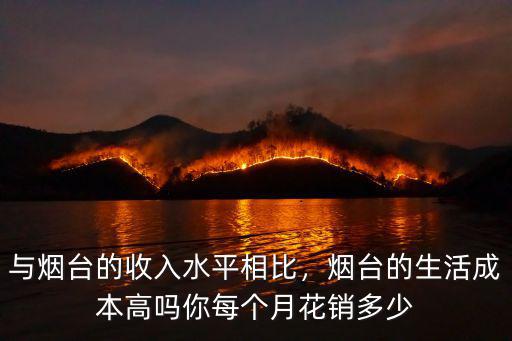 與煙臺的收入水平相比，煙臺的生活成本高嗎你每個月花銷多少