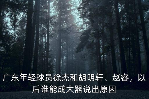 廣東年輕球員還有多少,廣東男籃很多年輕球員