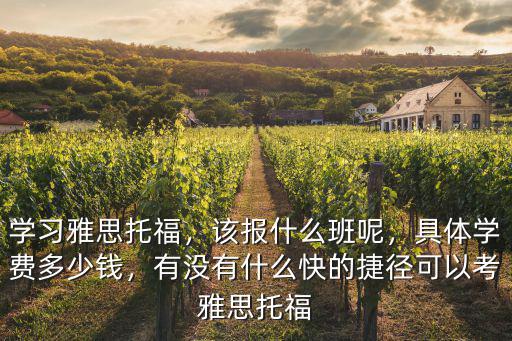深圳一般報個雅思班要多少錢,報班考雅思大概要多少錢