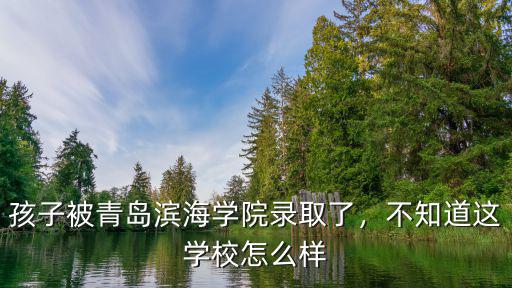 青島濱海學院最低多少分能錄取,我兒子被青島濱海學院錄取