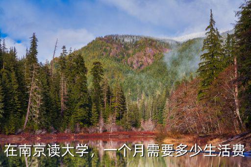 南京藥科大學生活費多少,在南京讀大學
