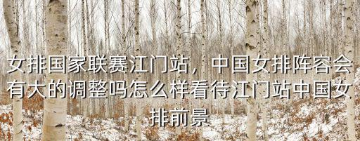 女排江門站哪里買票,女排國(guó)家聯(lián)賽江門站
