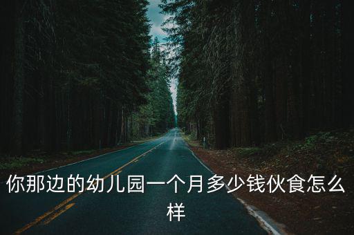 你那邊的幼兒園一個月多少錢伙食怎么樣