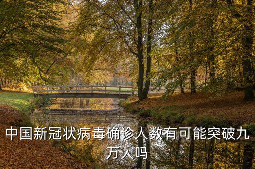中國新冠狀病毒確診人數有可能突破九萬人嗎