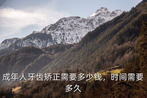 東營(yíng)矯正牙齒要多少錢,成年人牙齒矯正大概要多少錢