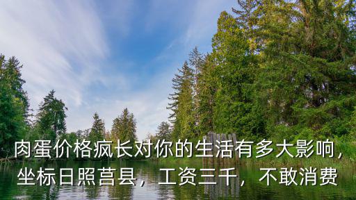 肉蛋價格瘋長對你的生活有多大影響，坐標日照莒縣，工資三千，不敢消費