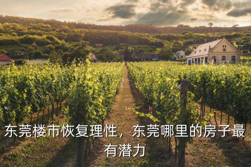 東莞哪里房價最有潛力,東莞哪里的房子最有潛力