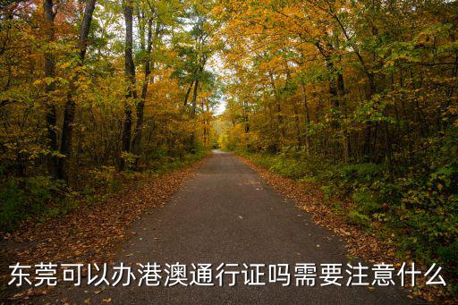 東莞松山湖去哪里辦港澳通行證,如何在東莞辦理港澳通行證