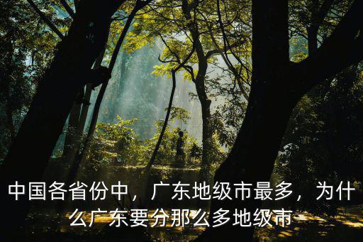 廣東地級市怎么稱呼,廣東地級市最多