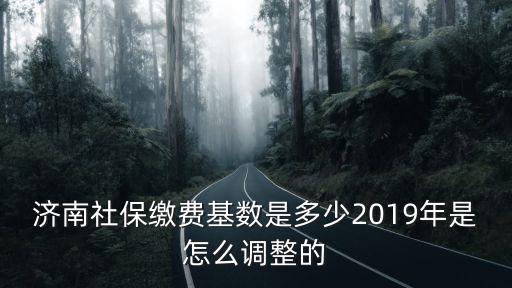 濟南社保繳費基數是多少2019年是怎么調整的