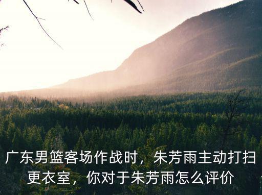 廣東男籃朱芳雨怎么樣了,廣東男籃奪冠后朱芳雨表示