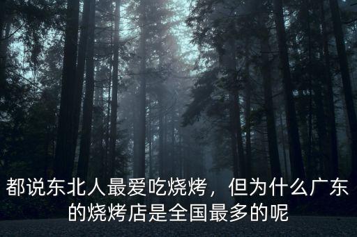 廣東哪里有燒烤好吃,都說東北人最愛吃燒烤