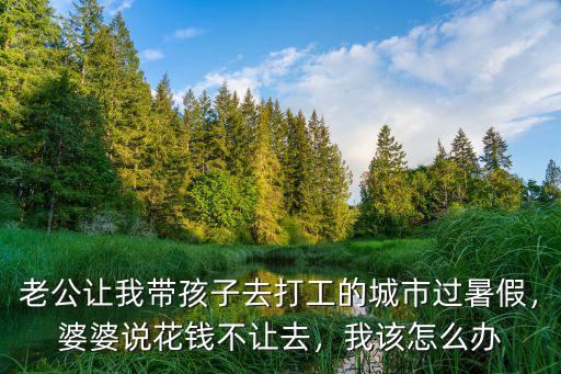 老公不讓我去廣東打工怎么辦,婆婆說花錢不讓去