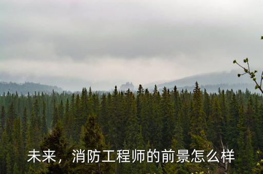 未來，消防工程師的前景怎么樣