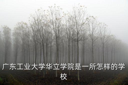 東莞華立學院有多少學生,廣東工業大學華立學院