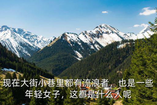 現在大街小巷里都有流浪者，也是一些年輕女子，這都是什么人呢