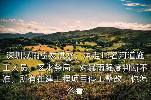 深圳哪里有洪水,深圳暴雨引發洪水