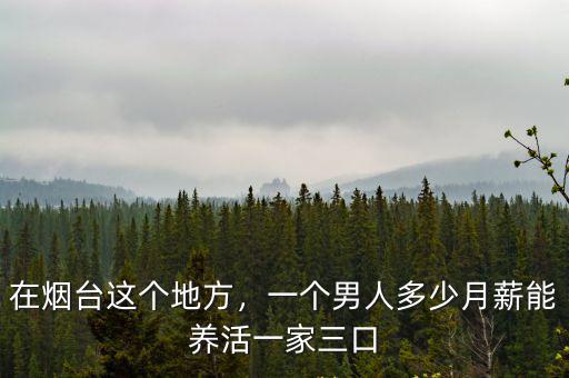 在煙臺這個地方，一個男人多少月薪能養活一家三口