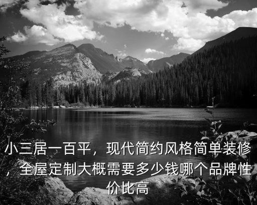 惠州全屋定制現(xiàn)代簡約多少錢,全屋定制大概需要多少錢