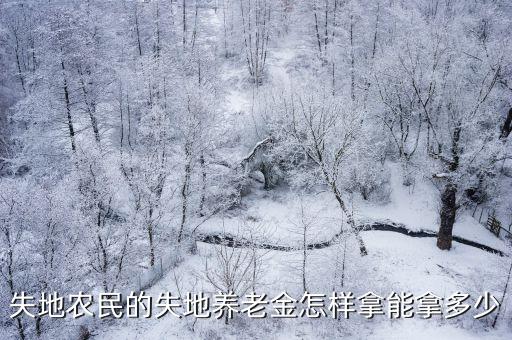 揚(yáng)州失地農(nóng)民養(yǎng)老金是多少,失地農(nóng)民的失地養(yǎng)老金怎樣拿