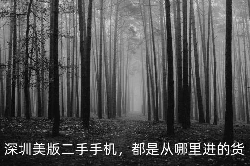 深圳哪里有二手三星手機(jī),都是從哪里進(jìn)的貨