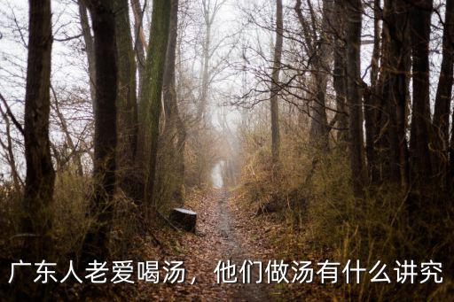 廣東人愛煲什么湯怎么做,廣東人老愛喝湯
