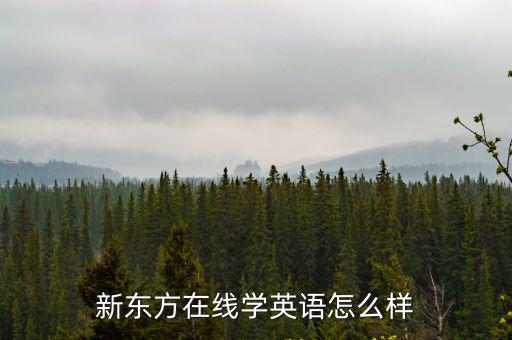 去廣州新東方英語培訓怎么樣,新東方在線學英語怎么樣
