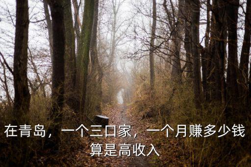 青島一個月能掙多少錢,在青島一個月工資4500元