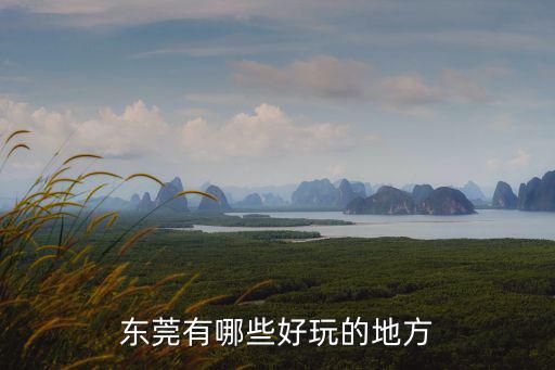 東莞有哪些好玩的地方