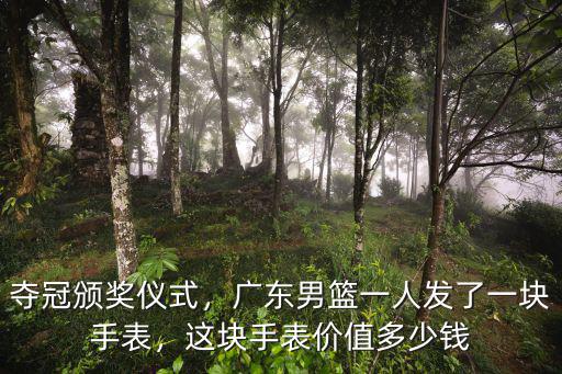 廣東球隊發的手表多少錢,這塊手表價值多少錢