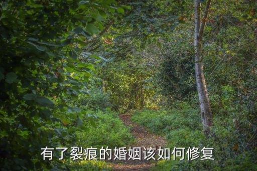 有了裂痕的婚姻該如何修復