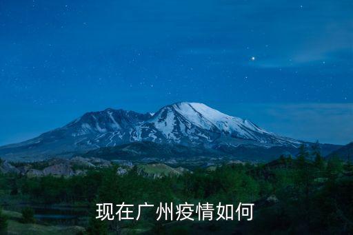 現在廣州疫情如何