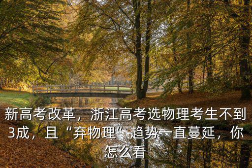 浙江新高考選物理多少分賦分,浙江高考選物理考生不到3成