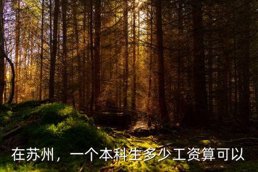 江蘇本科生工資多少,一個本科生多少工資算可以