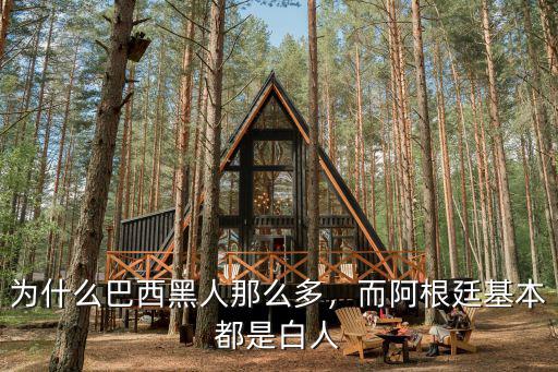 為什么巴西黑人那么多，而阿根廷基本都是白人