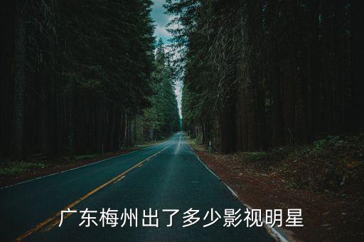 廣東梅州出了多少影視明星