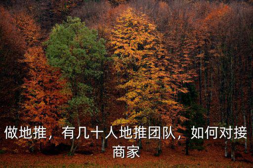 深圳地推營銷團隊哪里找,管理地推團隊
