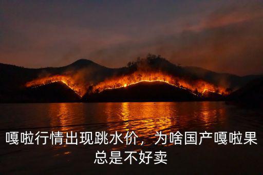 嘎啦行情出現跳水價，為啥國產嘎啦果總是不好賣
