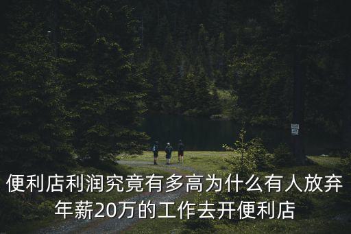 南京 便利店的利潤大概是多少,便利店利潤究竟有多高
