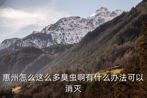 廣東怎么消滅臭蟲(chóng),如何消滅臭蟲(chóng)