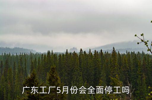 廣州有多少工廠停工,目前好多工廠停工