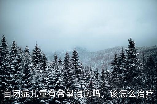 自閉癥兒童有希望治愈嗎，該怎么治療