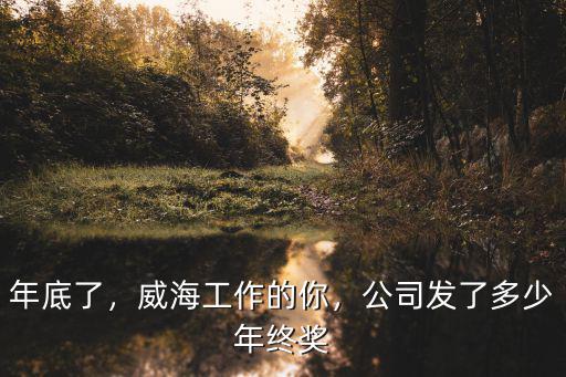 年底了，威海工作的你，公司發了多少年終獎