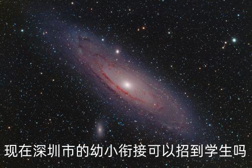 現(xiàn)在深圳市的幼小銜接可以招到學(xué)生嗎