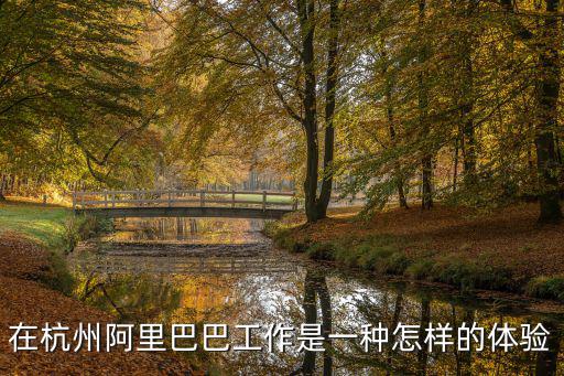在杭州阿里巴巴工作是一種怎樣的體驗