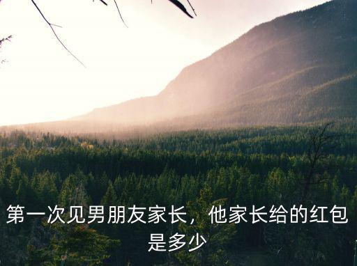 見(jiàn)家長(zhǎng)給多少紅包廣東,男方父母給多少紅包合適