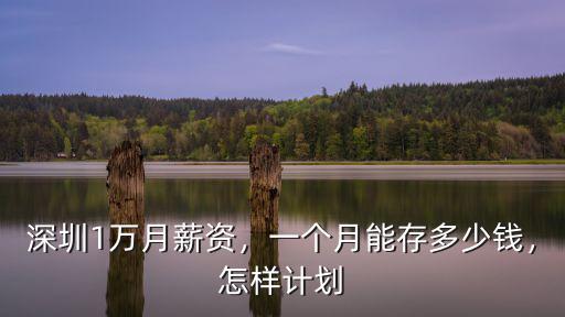 月薪1萬退休能拿多少錢深圳,一個月能存多少錢