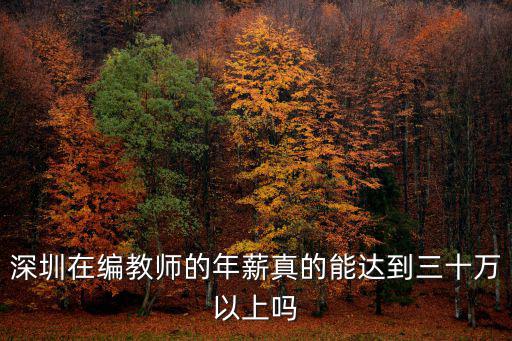 深圳的教師工資一般有多少,深圳教師基本工資有多少