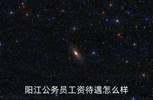 陽江公務員工資待遇怎么樣